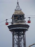 Barcelone, Port, Telepherique (017)